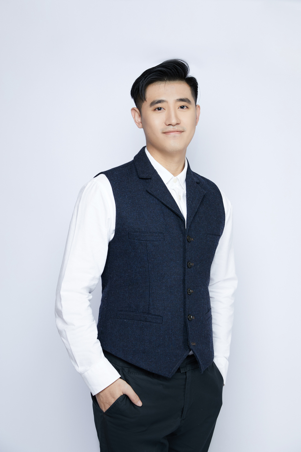 明星感时装人像大片-商务休闲男士